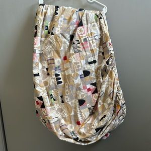 Pottery Barn Kids It’s a Small World Crib Sheet. EUC.